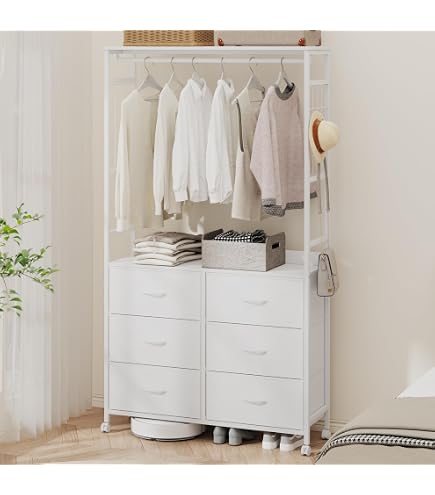 Amazon｜LunarLight ハンガーラック 幅100奥行き30高さ180cm ワード